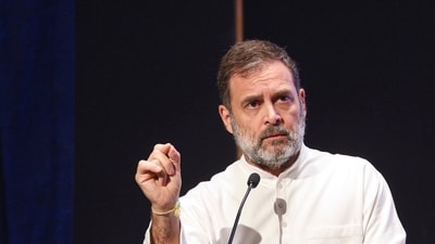 Opposition members have strongly reacted to Rahul Gandhi's comments (AICC) Opposition members have strongly reacted to Rahul Gandhi's comments (AICC)