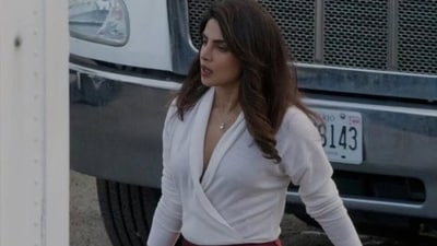 Priyanka Chopra on the sets of the Jonas Brothers' film. Priyanka Chopra on the sets of the Jonas Brothers' film.