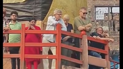 A viral video claims to show Bill Gates at Mahakumbh. Here's the truth A viral video claims to show Bill Gates at Mahakumbh. Here's the truth