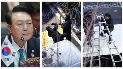 This was the second attempt by authorities to arrest Yoon. (Agencies) This was the second attempt by authorities to arrest Yoon. (Agencies)