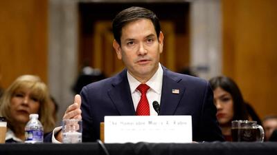 US President-elect Donald Trump’s nominee for Secretary of State, Sen. Marco Rubio testifies during his Senate Foreign Relations confirmation hearing at Dirksen Senate Office Building in Washington, DC, on Wednesday. (AFP) US President-elect Donald Trump’s nominee for Secretary of State, Sen. Marco Rubio testifies during his Senate Foreign Relations confirmation hearing at Dirksen Senate Office Building in Washington, DC, on Wednesday. (AFP)