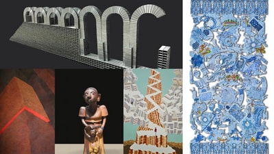 Some of the works at the group exhibition, Expanding Horizons - Ek Aur Duniya, which is ongoing at Bikaner House in Delhi. Some of the works at the group exhibition, Expanding Horizons - Ek Aur Duniya, which is ongoing at Bikaner House in Delhi.