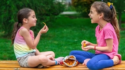 Children's go-to snacks like chips pose dental health risks. (Shutterstock) Children's go-to snacks like chips pose dental health risks. (Shutterstock)