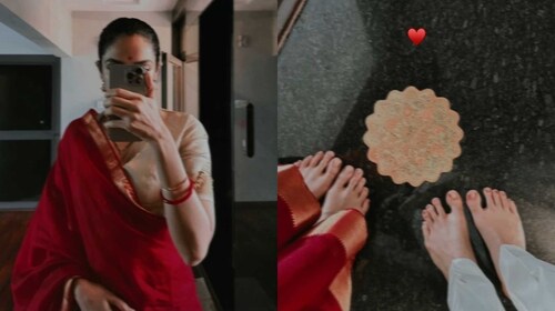 Sobhita Dhulipala's Instagram post on Pongal Sobhita Dhulipala's Instagram post on Pongal