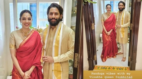 Naga Chaitanya's post for Sobhita Dhulipala on Pongal Naga Chaitanya's post for Sobhita Dhulipala on Pongal