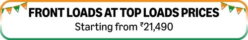 Hurry, front load washing machines are on sale with massive discounts this Amazon Sale 2025. Hurry, front load washing machines are on sale with massive discounts this Amazon Sale 2025.
