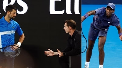 Novak Djokovic, Andy Murray took advantage of a new rule vs Nishesh Basavareddy. Novak Djokovic, Andy Murray took advantage of a new rule vs Nishesh Basavareddy.