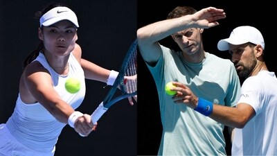 Emma Raducanu spoke about her relationship with Andy Murray, who is currently coaching Novak Djokovic. Emma Raducanu spoke about her relationship with Andy Murray, who is currently coaching Novak Djokovic.