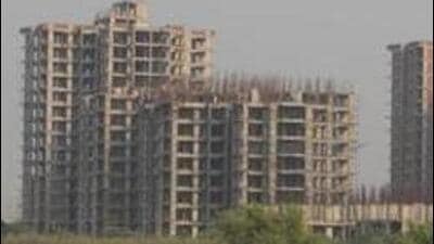 A Unitech project in Noida, as seen in 2017. (Representative photo/HT Archive)