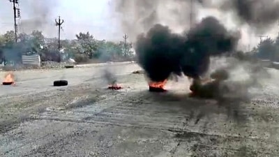 For the second consecutive day, the situation in Beed district, especially Parli tehsil and its surrounding areas, remained tense on Wednesday in the wake of bandh call given by supporters of Walmik Karad. (HT FILE) For the second consecutive day, the situation in Beed district, especially Parli tehsil and its surrounding areas, remained tense on Wednesday in the wake of bandh call given by supporters of Walmik Karad. (HT FILE)