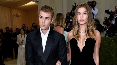 Justin Bieber, left, and Hailey Bieber attend The Metropolitan Museum of Art's Costume Institute benefit gala on Sept. 13, 2021, in New York. (Evan Agostini/Invision/AP) Justin Bieber, left, and Hailey Bieber attend The Metropolitan Museum of Art's Costume Institute benefit gala on Sept. 13, 2021, in New York. (Evan Agostini/Invision/AP)