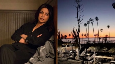 Priyanka Chopra expresses sorrow over destruction caused by LA wildfires. Priyanka Chopra expresses sorrow over destruction caused by LA wildfires.