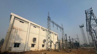 The new 220 KV substation constructed near the Focal Point office in Ludhiana on Thursday. (HT Photo) The new 220 KV substation constructed near the Focal Point office in Ludhiana on Thursday. (HT Photo)