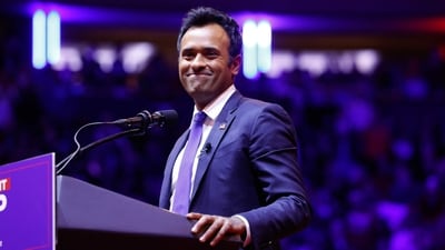 Trump has reportedly advised Ramaswamy to consider taking JD Vance's Senate seat in Ohio. (Photo by Anna Moneymaker / GETTY IMAGES NORTH AMERICA / Getty Images via AFP) (Getty Images via AFP) Trump has reportedly advised Ramaswamy to consider taking JD Vance's Senate seat in Ohio. (Photo by Anna Moneymaker / GETTY IMAGES NORTH AMERICA / Getty Images via AFP) (Getty Images via AFP)