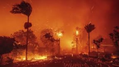 Fires raging across the Los Angeles have claimed at least 25 lives. (Instagram )