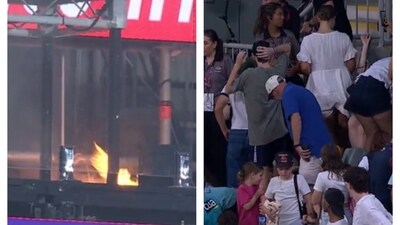 Fire breaks out during BBL game Fire breaks out during BBL game