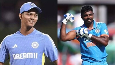 Virender Sehwag wants to see Yashasvi Jaiswal (L) play ODIs for India and Harbhajan vouches for Sanju Samson over Rishabh Pant. (AP-PTI) Virender Sehwag wants to see Yashasvi Jaiswal (L) play ODIs for India and Harbhajan vouches for Sanju Samson over Rishabh Pant. (AP-PTI)