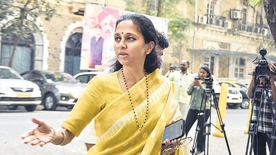 NCP-SP working president Supriya Sule talked to Kareena Kapoor's sister Karisma Kapoor after Bollywood actor Saif Ali Khan was attacked in his Bandra home. (ANI) NCP-SP working president Supriya Sule talked to Kareena Kapoor's sister Karisma Kapoor after Bollywood actor Saif Ali Khan was attacked in his Bandra home. (ANI)