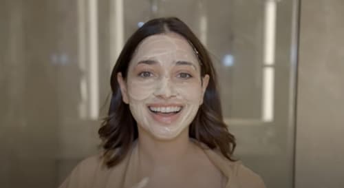Tamannaah Bhatia's moisturising face mask is made of rosewater, besan and dahi. (Picture courtesy: YouTube/ Vogue India) Tamannaah Bhatia's moisturising face mask is made of rosewater, besan and dahi. (Picture courtesy: YouTube/ Vogue India)