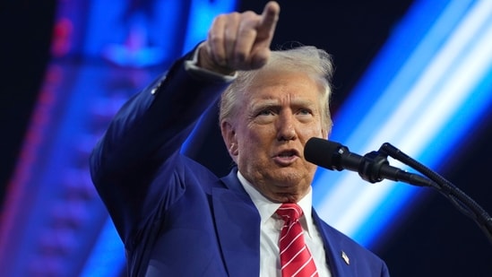 President-elect Donald Trump was granted unconditional discharge on Friday in a hush money case (AP)