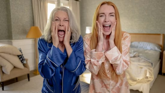 Lindsay Lohan and Jamie Lee Curtis in Freakier Friday