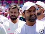 India�s Virat Kohli (C) reacts with teammates during the trophy ceremony after the fifth cricket Test match between Australia and India at The SCG in Sydney on January 5, 2025. (Photo by DAVID GRAY / AFP) / -- IMAGE RESTRICTED TO EDITORIAL USE - STRICTLY NO COMMERCIAL USE -- India�s Virat Kohli (C) reacts with teammates during the trophy ceremony after the fifth cricket Test match between Australia and India at The SCG in Sydney on January 5, 2025. (Photo by DAVID GRAY / AFP) / -- IMAGE RESTRICTED TO EDITORIAL USE - STRICTLY NO COMMERCIAL USE --