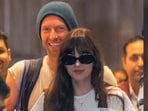 Chris Martin and Dakota Johnson stuck in Mumbai traffic.