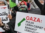 At its meeting on Friday, Israel's security cabinet voted on a ceasefire and hostage-release agreement for Gaza that is expected to go into effect this weekend. At its meeting on Friday, Israel's security cabinet voted on a ceasefire and hostage-release agreement for Gaza that is expected to go into effect this weekend.