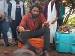 Naga Chaitanya learnt a traditional fish stew recipe to cook for fishermen.