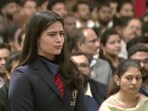 Manu Bhaker after realising she was early in making her move towards the president