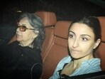 Sharmila Tagore and Soha Ali Khan arrive at Lilavati Hospital to check on Saif Ali Khan. Sharmila Tagore and Soha Ali Khan arrive at Lilavati Hospital to check on Saif Ali Khan.