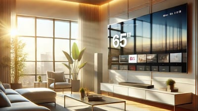 Turn your living space into a cinema with the best 65 inch 4K TVs today. (AI generated) Turn your living space into a cinema with the best 65 inch 4K TVs today. (AI generated)