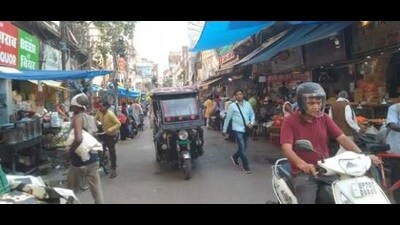 A bustling market in Prayagraj (HT File Photo)