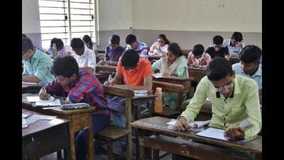 As per the information given by the state board, schools and junior colleges have been provided with an ‘Admit Card Corrections’ link to make the necessary corrections. (REPRESENTATIVE PHOTO)