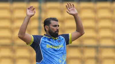 Bengal's Mohammed Shami is set to make a comeback into the ODI squad. (PTI) Bengal's Mohammed Shami is set to make a comeback into the ODI squad. (PTI)