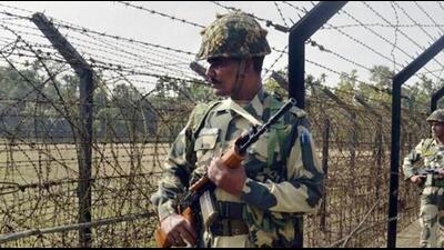 Border Security Force personnel patrol along the India-Bangladesh border fence (PTI FILE/Representative Image) Border Security Force personnel patrol along the India-Bangladesh border fence (PTI FILE/Representative Image)