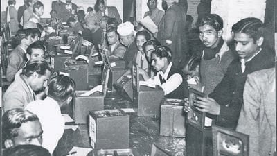 Counting of votes in the election to the House of the people from the New Delhi Constituency begins. (HT Archives) Counting of votes in the election to the House of the people from the New Delhi Constituency begins. (HT Archives)