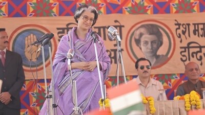 Kangana Ranaut's still from Emergency. (Twitter) Kangana Ranaut's still from Emergency. (Twitter)