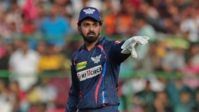 Lucknow Super Giants' captain KL Rahul gestures to his teammates during the Indian Premier League (AP) Lucknow Super Giants' captain KL Rahul gestures to his teammates during the Indian Premier League (AP)