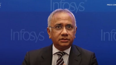 Infosys CEO and MD Salil Parekh addressed concerns about the company's work culture. (YouTube/Infosys)