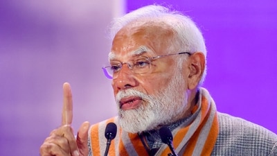 **EDS: THIRD PARTY IMAGE** In this image released by PMO on Jan. 14, 2025, Prime Minister Narendra Modi speaks during the 150th foundation day celebrations of India Meteorological Department (IMD), in New Delhi. (PMO via PTI Photo)(PTI01_14_2025_000182A) (PMO) **EDS: THIRD PARTY IMAGE** In this image released by PMO on Jan. 14, 2025, Prime Minister Narendra Modi speaks during the 150th foundation day celebrations of India Meteorological Department (IMD), in New Delhi. (PMO via PTI Photo)(PTI01_14_2025_000182A) (PMO)