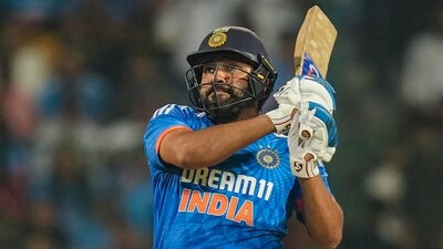Rohit Sharma scored an unbeaten 121 against Afghanistan in Bengaluru. (PTI) Rohit Sharma scored an unbeaten 121 against Afghanistan in Bengaluru. (PTI)