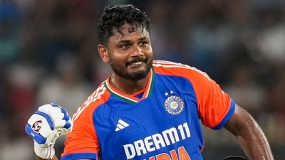 Sanju Samson's Champions Trophy chances are in limbo as BCCI plans to probe the batter's absence from the Vijay Hazare Trophy for Kerala. (PTI Photo/Shailendra Bhojak) (PTI10_12_2024_000322B)(PTI12_24_2024_000298B) (PTI)
