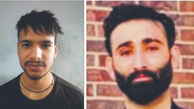 Pavitarpreet Singh and Husandeep Singh, key members of the infamous Pavitar Gang, against whom Interpol red notice has been issued. (HT Photo)