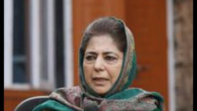 Peoples Democratic Party president and former chief minister Mehbooba Mufti (HT file) Peoples Democratic Party president and former chief minister Mehbooba Mufti (HT file)