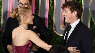 Ariana Grande is reportedly 'pressuring' Ethan Slater to silence Jay, fearing negative impacts on her image as they pursue a future together.
Theo Wargo/Getty Images/AFP (Photo by Theo Wargo / GETTY IMAGES NORTH AMERICA / Getty Images via AFP) (Getty Images via AFP) Ariana Grande is reportedly 'pressuring' Ethan Slater to silence Jay, fearing negative impacts on her image as they pursue a future together.
Theo Wargo/Getty Images/AFP (Photo by Theo Wargo / GETTY IMAGES NORTH AMERICA / Getty Images via AFP) (Getty Images via AFP)