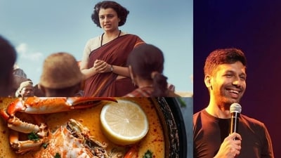 From catching Emergency in theatres to Kanan Gill's stand-up comedy show and tasting delicacies at the crab festival, there's a lot to catch this weekend in Delhi. From catching Emergency in theatres to Kanan Gill's stand-up comedy show and tasting delicacies at the crab festival, there's a lot to catch this weekend in Delhi.