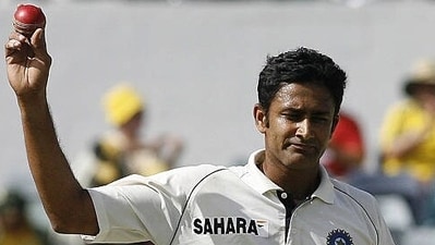 Anil Kumble after picking 600 Test wickets, the landmark he reached on Jan 17, 2008 in Perth. (Getty Images) Anil Kumble after picking 600 Test wickets, the landmark he reached on Jan 17, 2008 in Perth. (Getty Images)