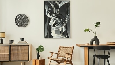 Art adds personality to your room. (Shutterstock) Art adds personality to your room. (Shutterstock)