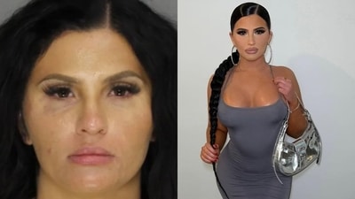 Love Island USA Season 6 star Hannah Smith was arrested at a concert venue in Atlanta on September 30. (Cobb County Sheriff / Instagram) Love Island USA Season 6 star Hannah Smith was arrested at a concert venue in Atlanta on September 30. (Cobb County Sheriff / Instagram)